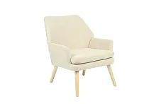 Кресло Харви бежевый, деревянные ножки УТ000040119 Stool Group Кресло Харви бежевый, деревянные ножки УТ000040119 Stool Group